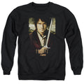 The Hobbit Baggins Poster Mens Crewneck Sweatshirt Black Officially Licensed