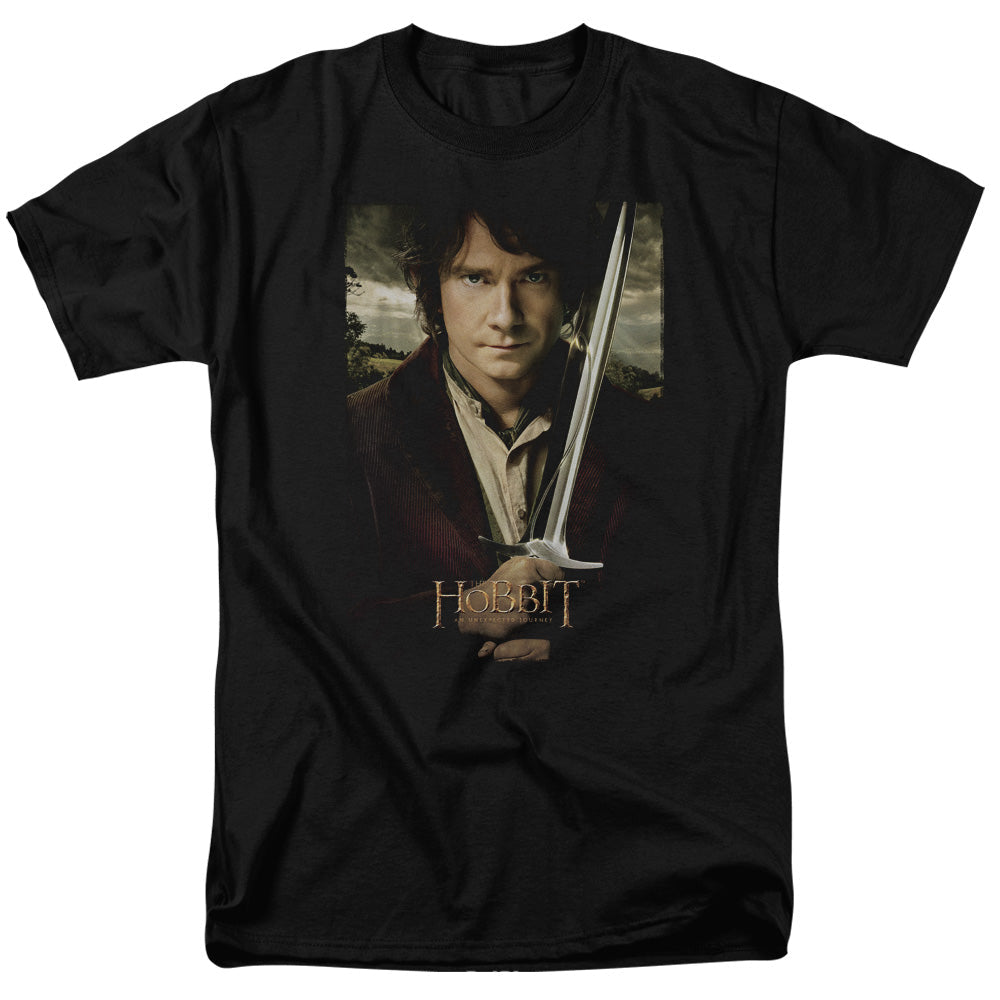 The Hobbit Baggins Poster Mens T Shirt Black Officially Licensed
