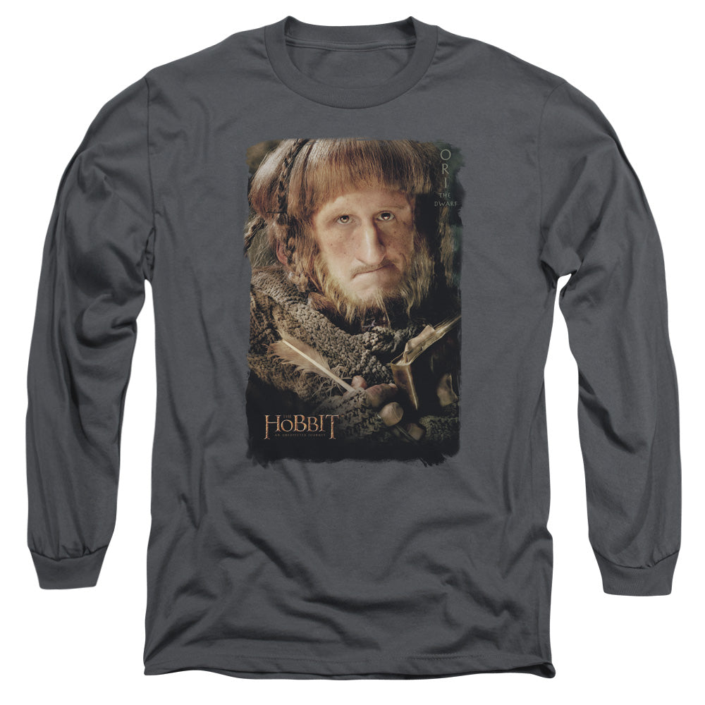 The Hobbit Ori Mens Long Sleeve Shirt Charcoal Officially Licensed