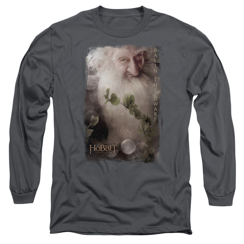 The Hobbit Balin Mens Long Sleeve Shirt Charcoal Officially Licensed