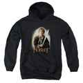 The Hobbit Bilbo and Sting Kids Youth Hoodie Black Officially Licensed