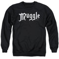 Harry Potter Muggle Mens Crewneck Sweatshirt Black Officially Licensed