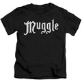 Harry Potter Muggle Juvenile Kids Youth T Shirt Black Officially Licensed