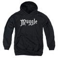Harry Potter Muggle Kids Youth Hoodie Black Officially Licensed