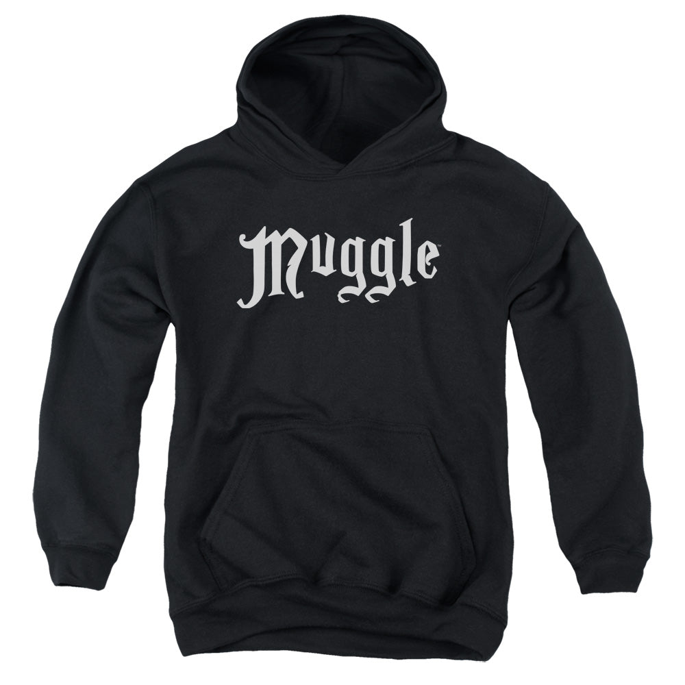 Harry Potter Muggle Kids Youth Hoodie Black Officially Licensed