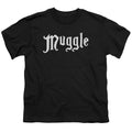 Harry Potter Muggle Kids Youth T Shirt Black Officially Licensed