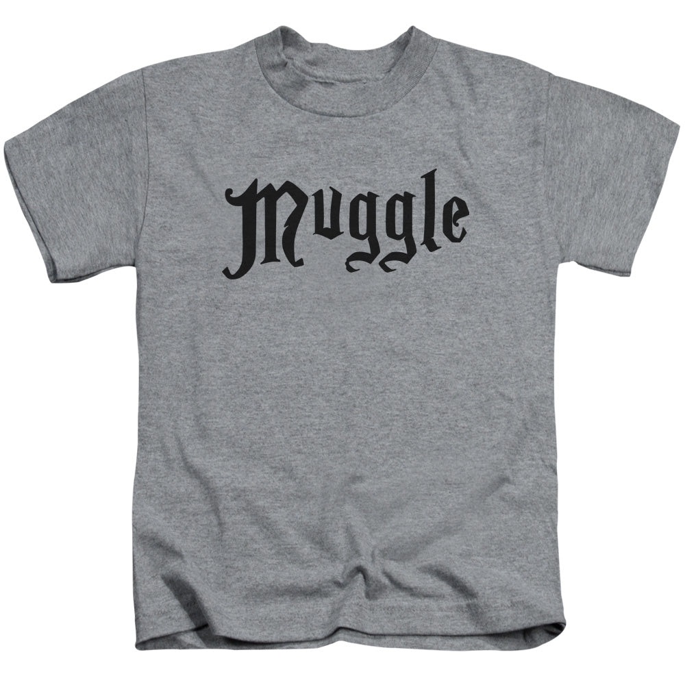 Harry Potter Muggle Juvenile Kids Youth T Shirt Athletic Heather Officially Licensed
