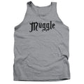 Harry Potter Muggle Mens Tank Top Shirt Athletic Heather Officially Licensed