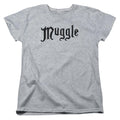 Harry Potter Muggle Womens T Shirt Athletic Heather Officially Licensed