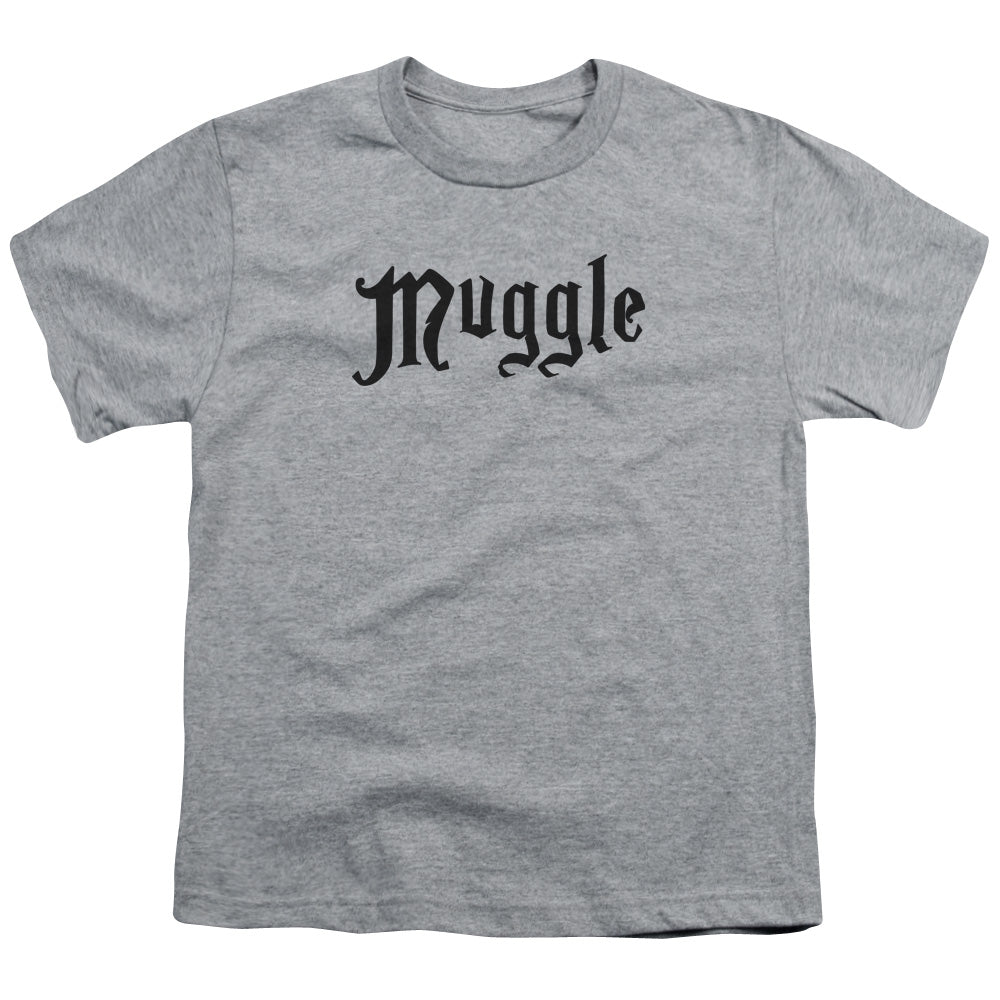 Harry Potter Muggle Kids Youth T Shirt Athletic Heather Officially Licensed