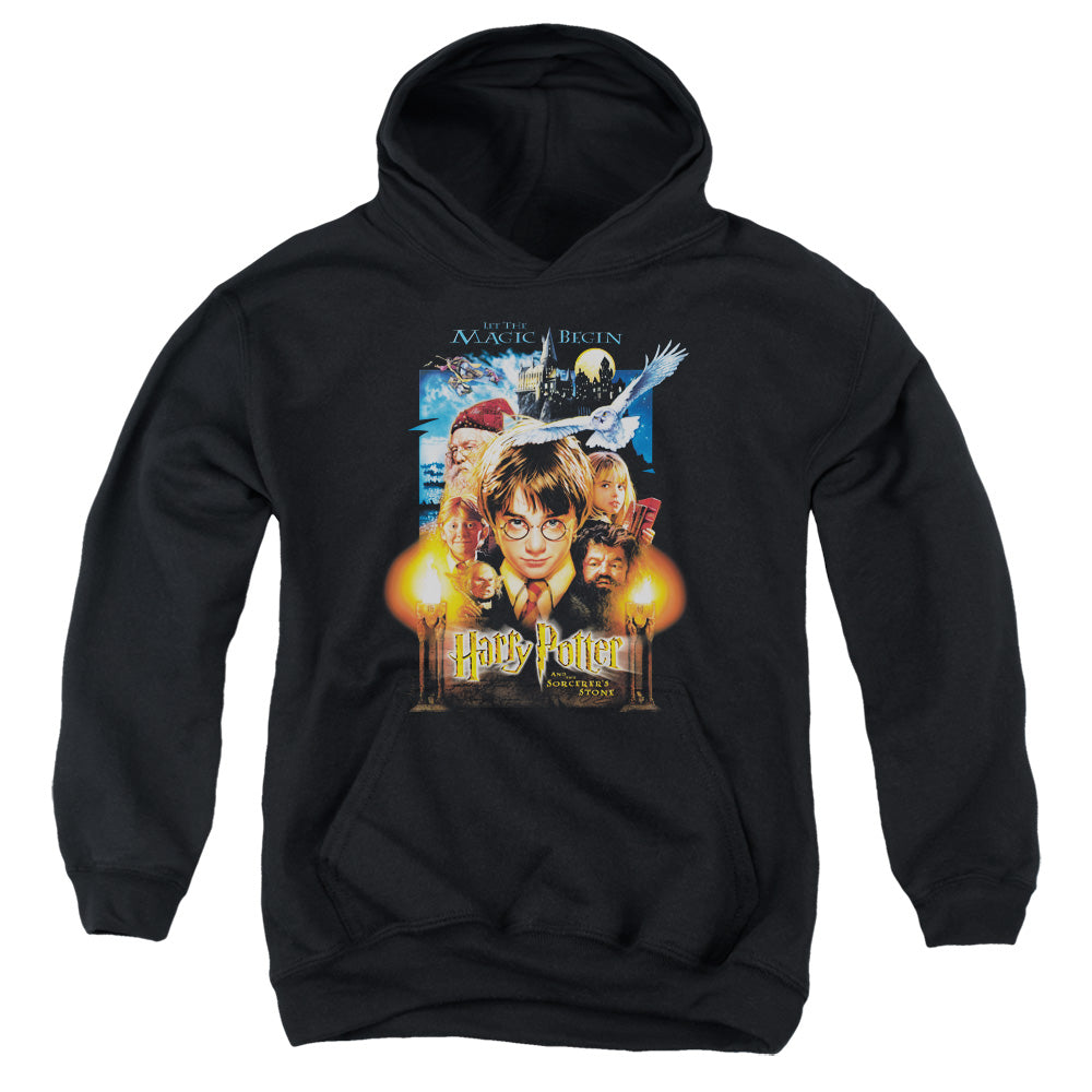 Harry Potter Movie Poster Kids Youth Hoodie Black Officially Licensed
