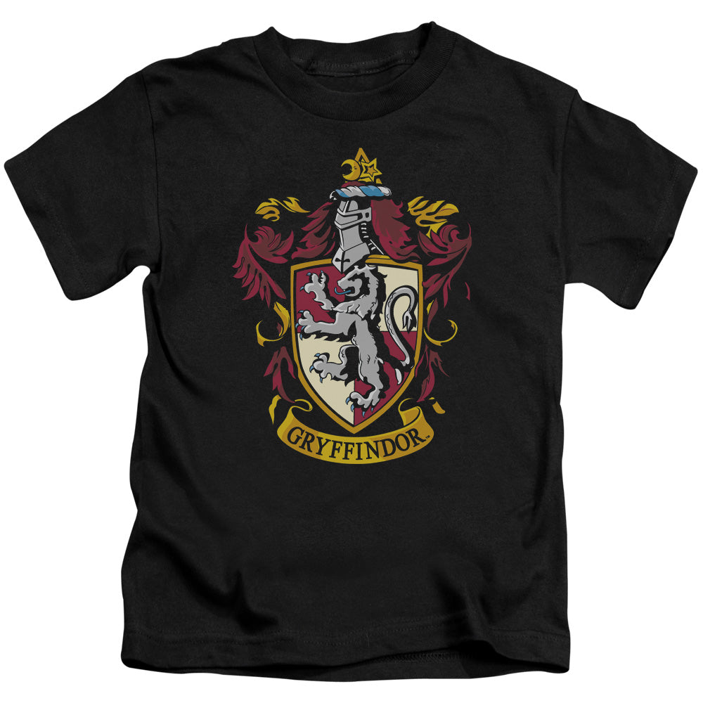 Harry Potter Gryffindor Crest Juvenile Kids Youth T Shirt Black Officially Licensed