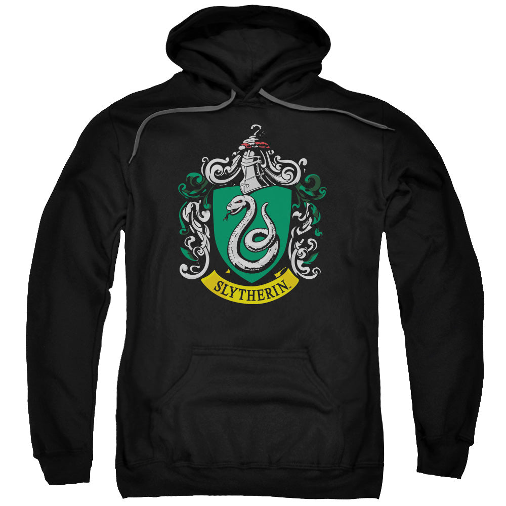 Harry Potter Slytherin Crest Mens Hoodie Black Officially Licensed