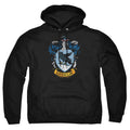 Harry Potter Ravenclaw Crest Mens Hoodie Black Officially Licensed