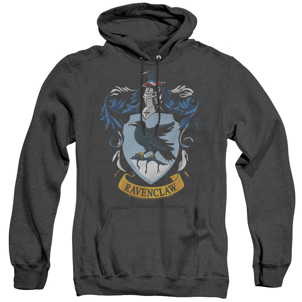 Harry Potter Ravenclaw Crest Heather Mens Hoodie Black Officially Licensed