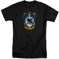 Harry Potter Ravenclaw Crest Mens Tall T Shirt Black Officially Licensed