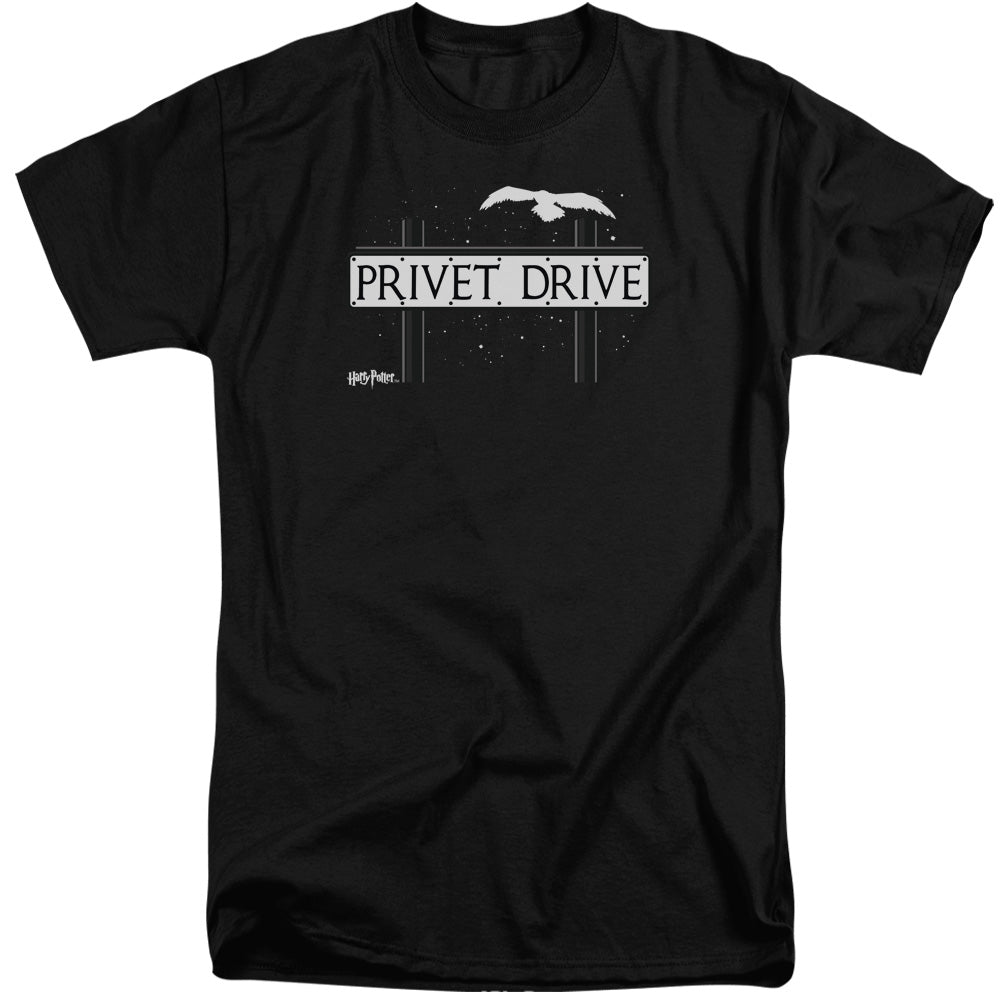 Harry Potter Privet Drive Mens Tall T Shirt Black Officially Licensed