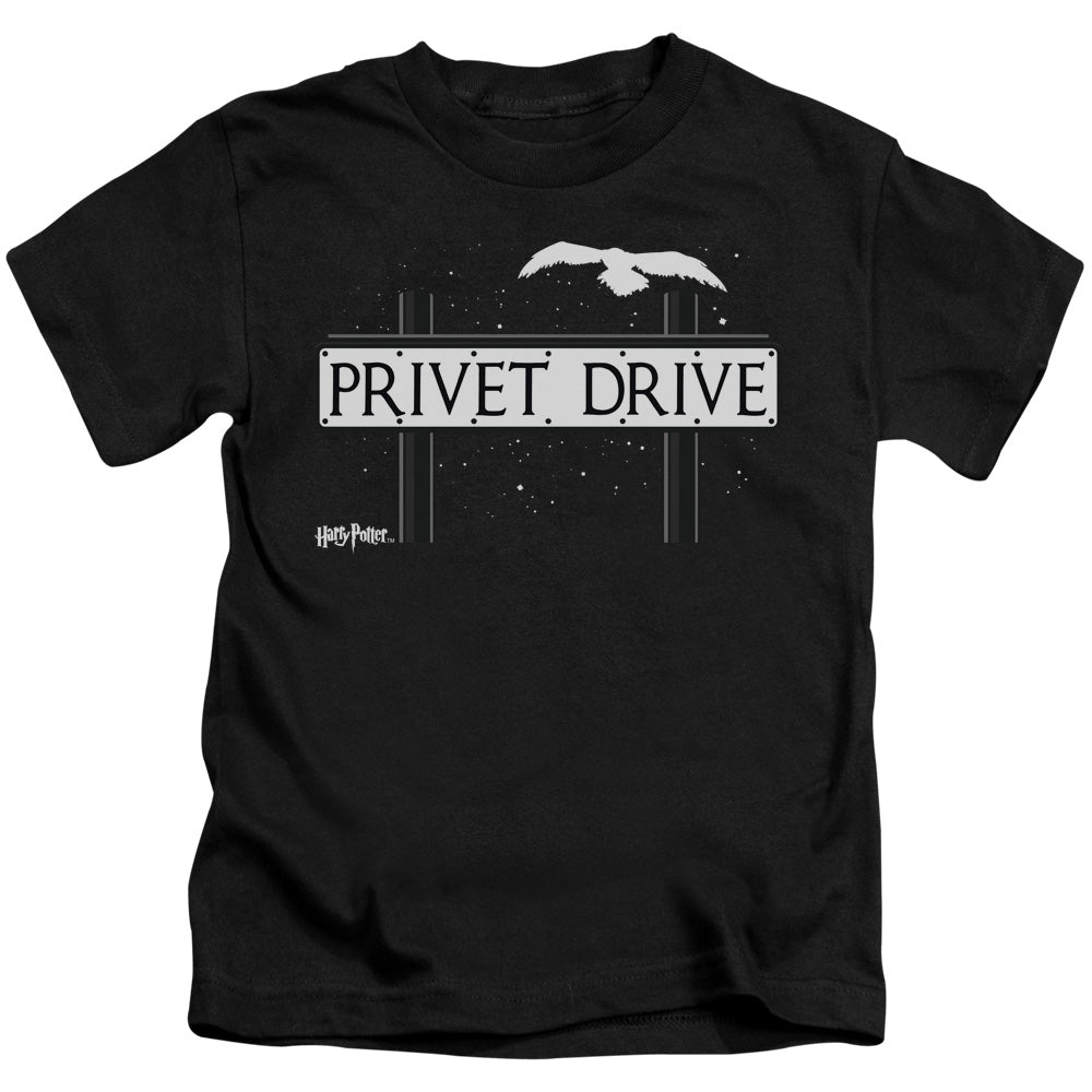 Harry Potter Privet Drive Juvenile Kids Youth T Shirt Black Officially Licensed