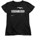 Harry Potter Privet Drive Womens T Shirt Black Officially Licensed