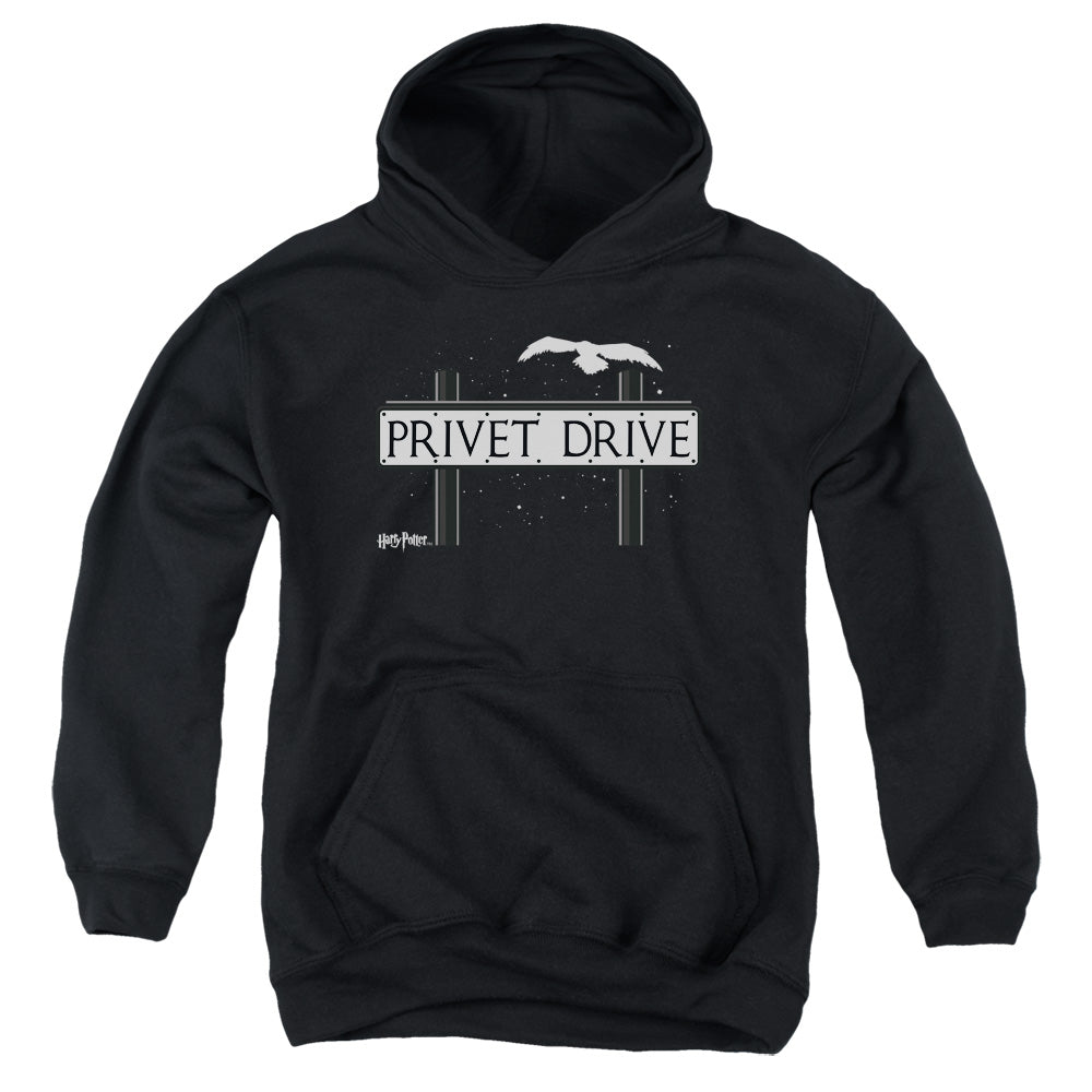 Harry Potter Privet Drive Kids Youth Hoodie Black Officially Licensed