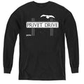 Harry Potter Privet Drive Long Sleeve Kids Youth T Shirt Black Officially Licensed