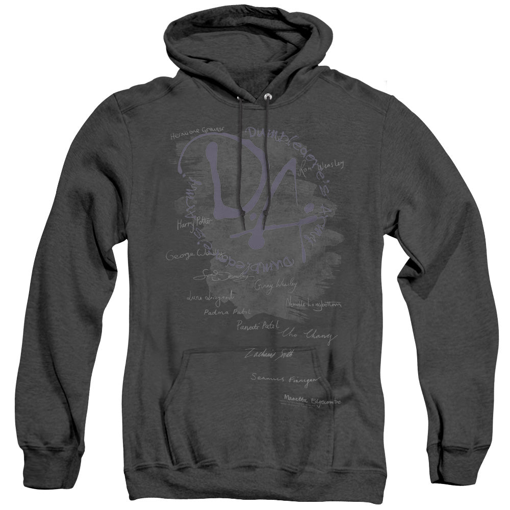 Harry Potter Dumbledores Army Heather Mens Hoodie Black Officially Licensed