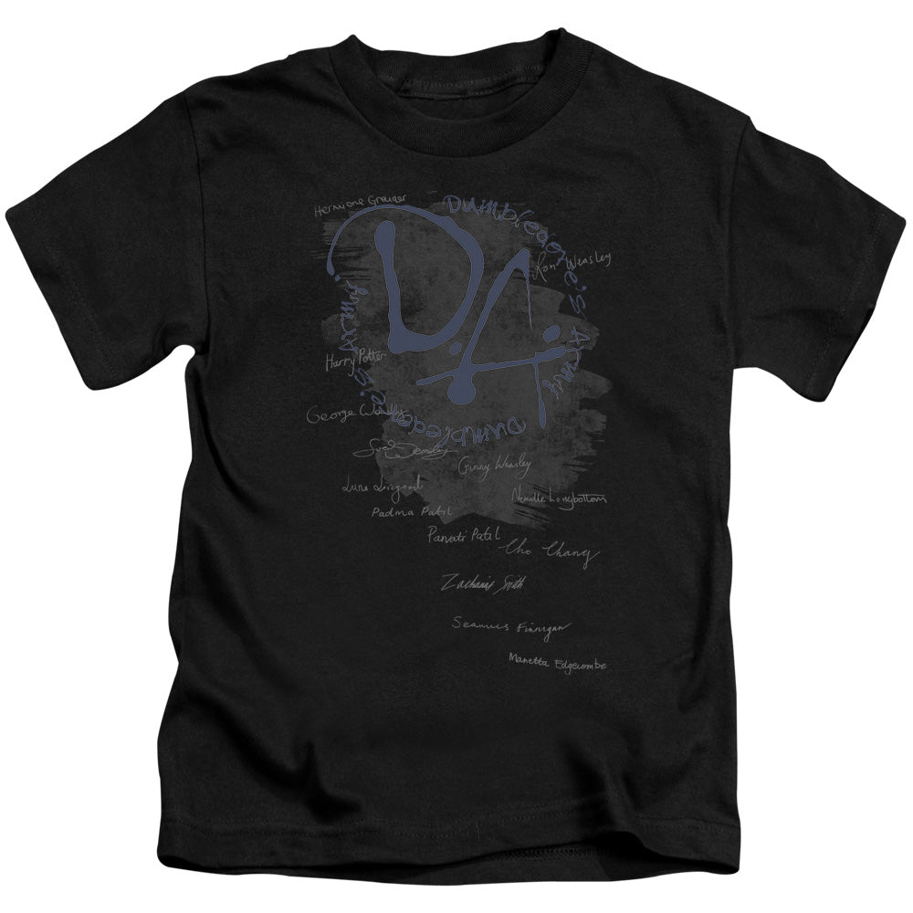 Harry Potter Dumbledores Army Juvenile Kids Youth T Shirt Black Officially Licensed