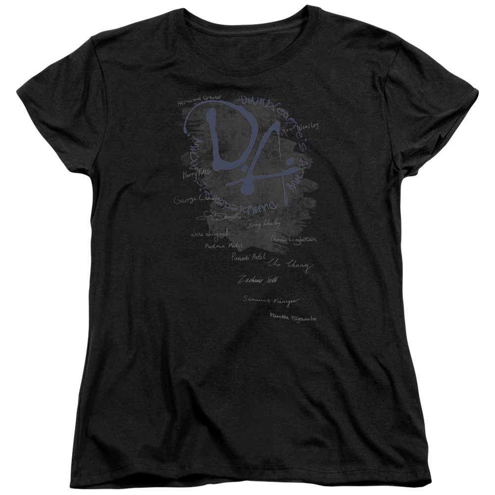 Harry Potter Dumbledores Army Womens T Shirt Black Officially Licensed