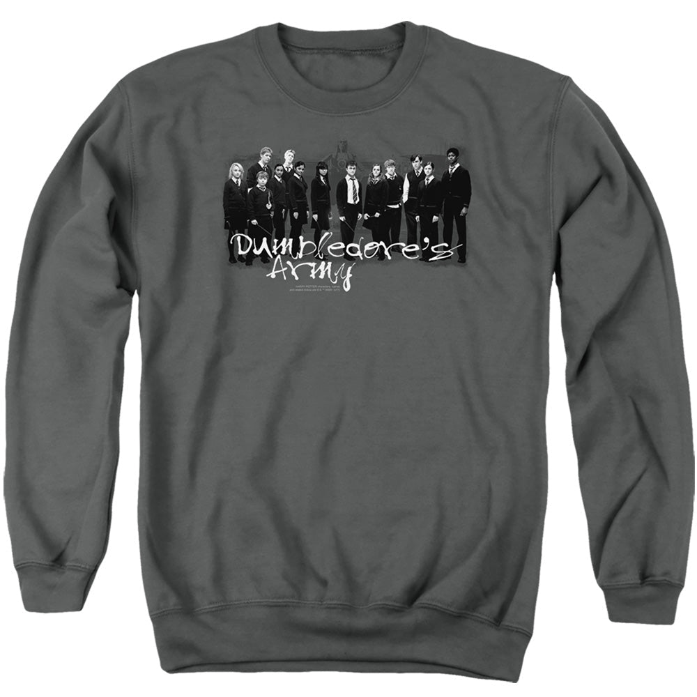 Harry Potter And The Order Of Phoenix Da Squad Mens Crewneck Sweatshirt Charcoal Officially Licensed