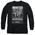 Harry Potter Wanted Bellatrix Mens Long Sleeve Shirt Black Officially Licensed Officially Licensed