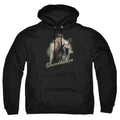 Harry Potter Dumbledore Wand Mens Hoodie Black Officially Licensed