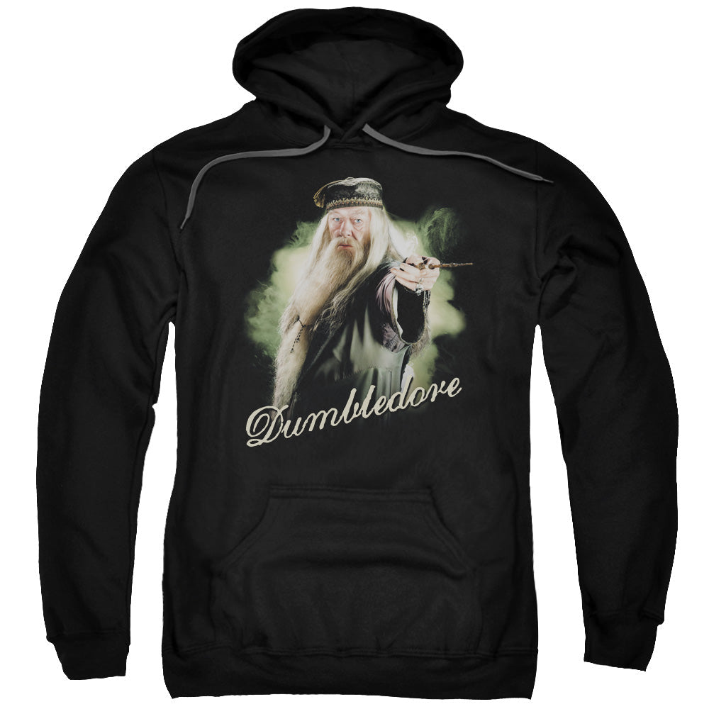 Harry Potter Dumbledore Wand Mens Hoodie Black Officially Licensed