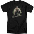 Harry Potter Dumbledore Wand Mens Tall T Shirt Black Officially Licensed