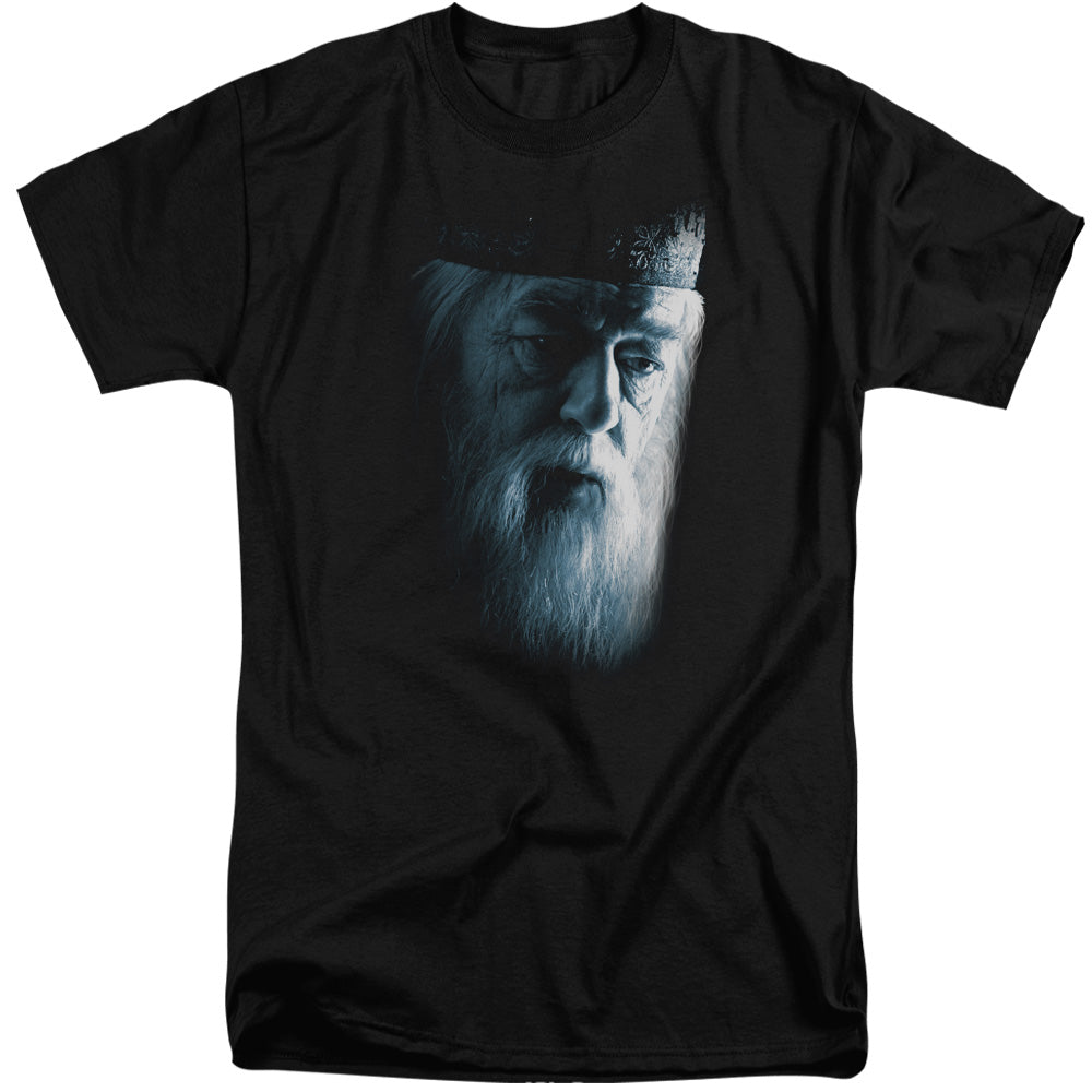 Harry Potter Dumbledore Face Mens Tall T Shirt Black Officially Licensed