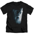 Harry Potter Dumbledore Face Juvenile Kids Youth T Shirt Black Officially Licensed