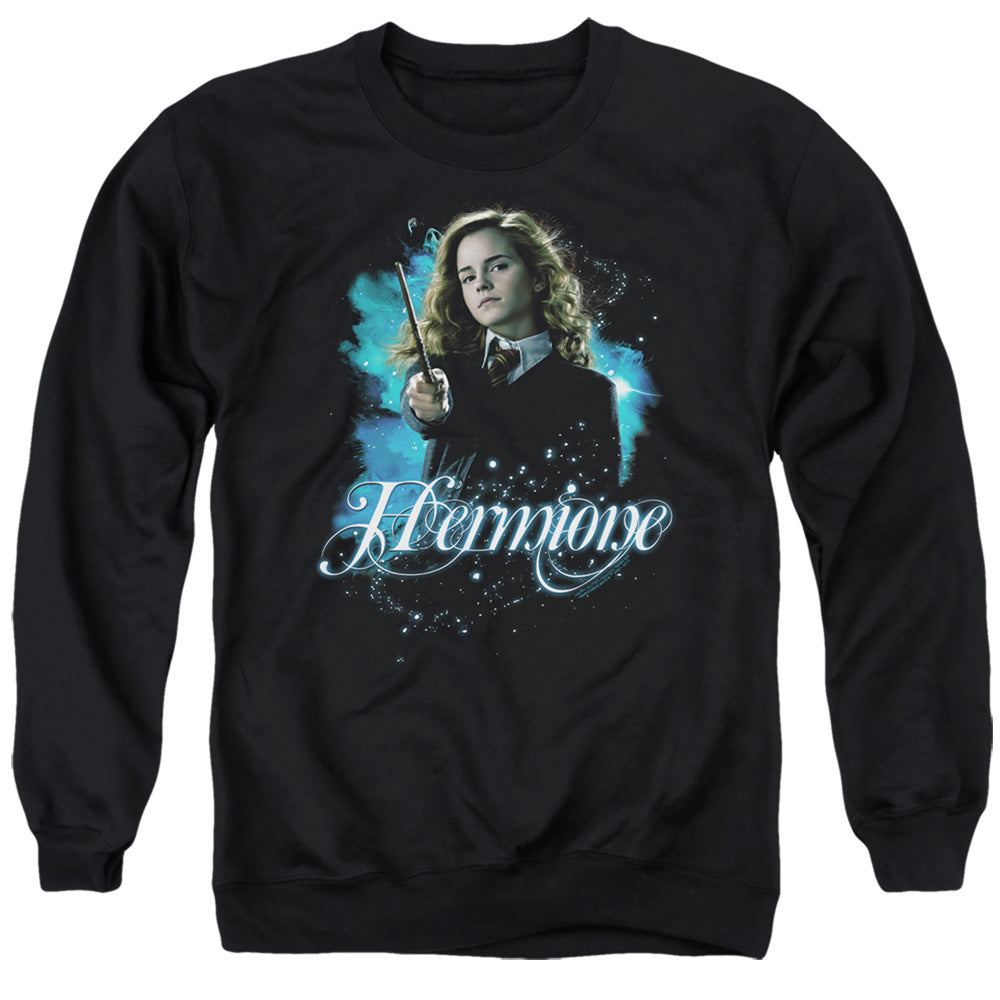 Harry Potter Hermione Ready Mens Crewneck Sweatshirt Black Officially Licensed