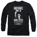 Harry Potter Undesirable No 1 Mens Long Sleeve Shirt Black Officially Licensed Officially Licensed