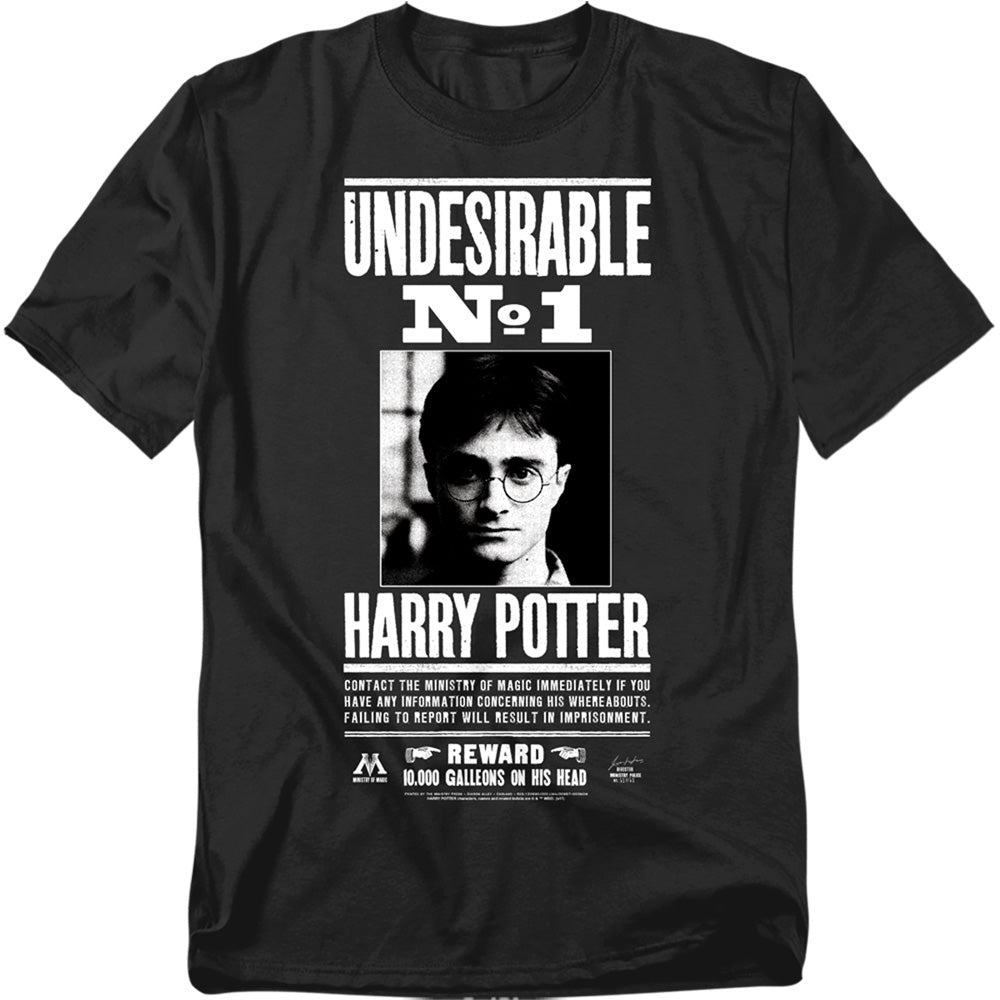 Harry Potter Undesirable No 1 Mens T Shirt Black Officially Licensed
