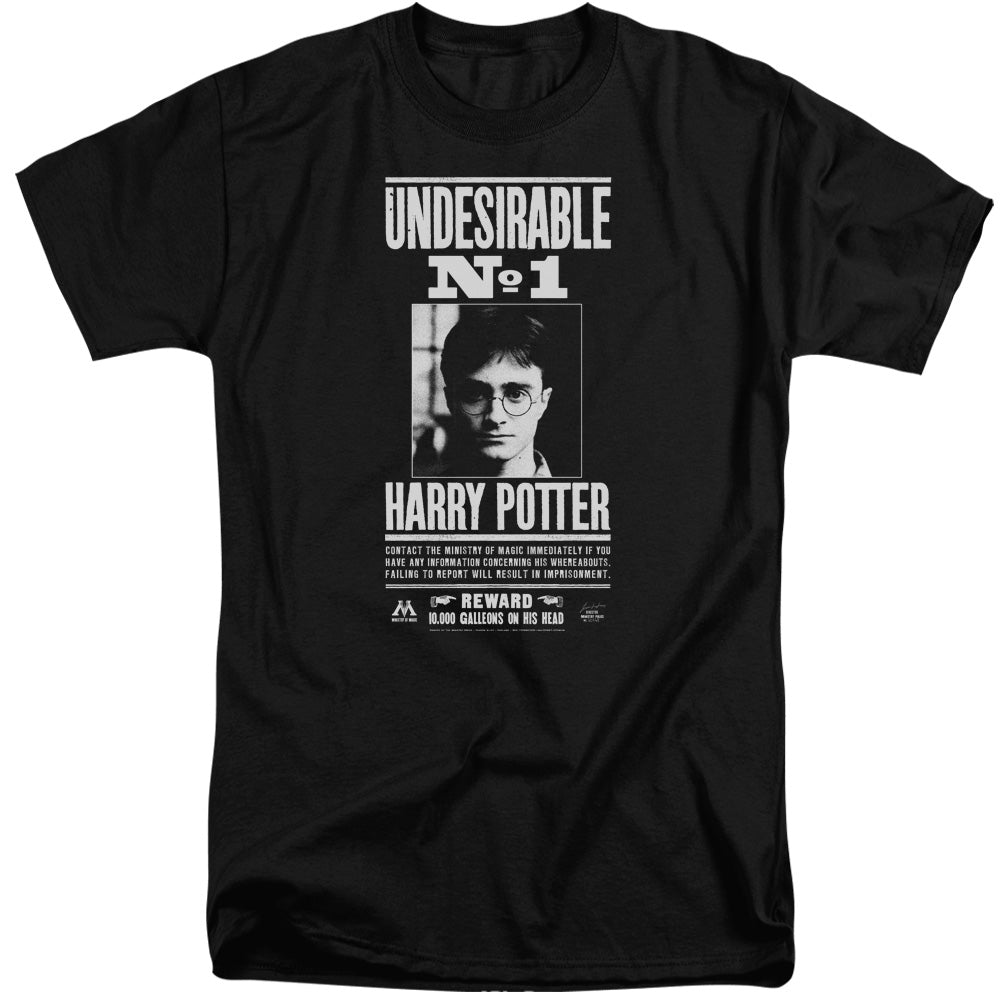 Harry Potter Undesirable No 1 Mens Tall T Shirt Black Officially Licensed