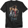 Harry Potter Deathly Hollows Cast Mens T Shirt Black Officially Licensed