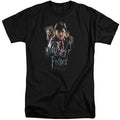 Harry Potter Deathly Hollows Cast Mens Tall T Shirt Black Officially Licensed