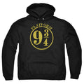 Harry Potter 9 3 4 Mens Hoodie Black Officially Licensed