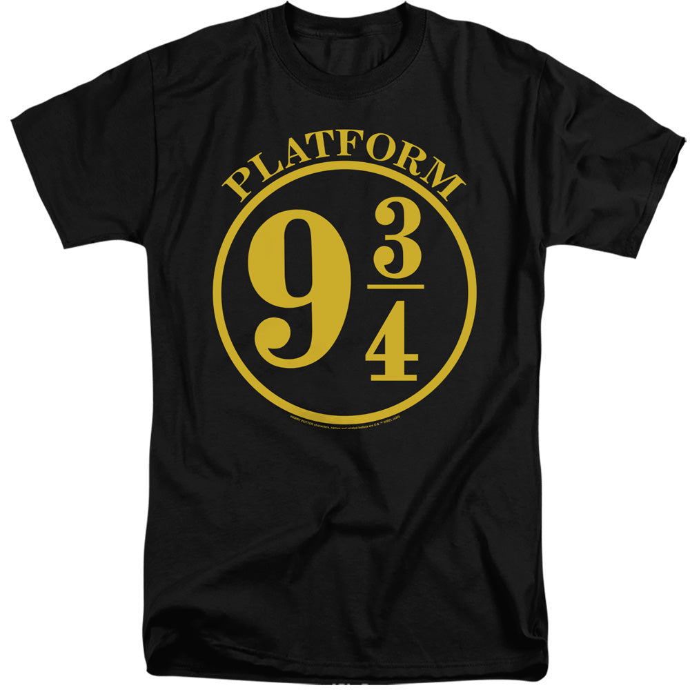 Harry Potter 9 3 4 Mens Tall T Shirt Black Officially Licensed
