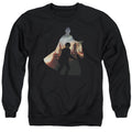 Harry Potter Voldemort Looms Mens Crewneck Sweatshirt Black Officially Licensed