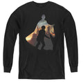Harry Potter Voldemort Looms Long Sleeve Kids Youth T Shirt Black Officially Licensed