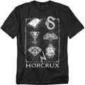 Harry Potter Horcrux Symbols Mens T Shirt Black Officially Licensed