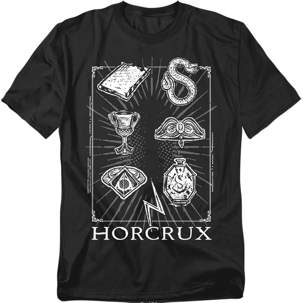 Harry Potter Horcrux Symbols Mens T Shirt Black Officially Licensed