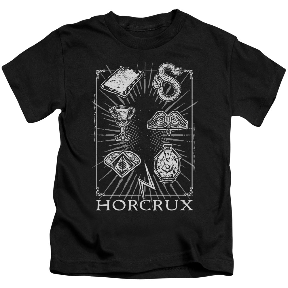 Harry Potter Horcrux Symbols Juvenile Kids Youth T Shirt Black Officially Licensed