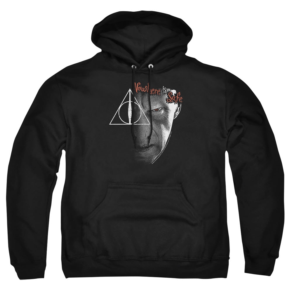 Harry Potter Nowhere Is Safe Mens Hoodie Black Officially Licensed