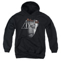 Harry Potter Nowhere is Safe Kids Youth Hoodie Black Officially Licensed